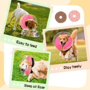 Dog Cone, Inflatable Dog Cone Collar for Large Medium Small Dogs, Soft Cone for Dogs Cats, Dog Donut Collar, Dog Cone Alternative After Surgery for Preventing Licking and Biting Wounds(S)