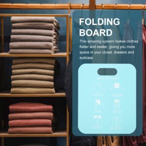 Cabilock 2pcs Shirt Packing Board Clothes Folding Tool Garment Folding Accessories