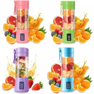 Portable Blender,Numafa Personal Size Blender Juicer Cup, shakes and Smoothies Blender,Handheld Fruit Machine,Blender Mixer Home (green)