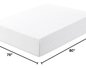 Best Price Mattress 13 Inch Signature Gel Memory Foam Mattress, Cooling Gel Infusion, King, White