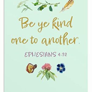 DaySpring - We Give Thanks - 4 Nature Design Assortment with Scripture - King James Version - 12 Thank You Boxed Cards & Envelopes (U0061)