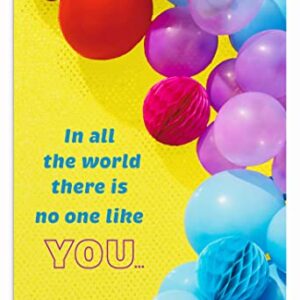 DaySpring - Birthday Balloons - 4 Balloon Designs Assortment with Scripture - 12 Happy Birthday Boxed Cards & Envelopes (U0057)