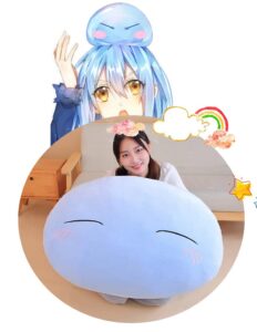 douzeur 17.6 in rimuru tempest plush toys anime that time i got reincarnated as a slime rimuru tempest pillow for children baby model number