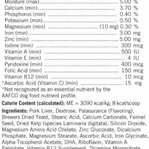 Bitch Pills (Powder Form) - Prenatal Vitamins for Dogs (Earlier Thomas Pet) - Folic Acid, B12, Calcium - Pregnant Dog Supplies (Liver, 1 Pound)