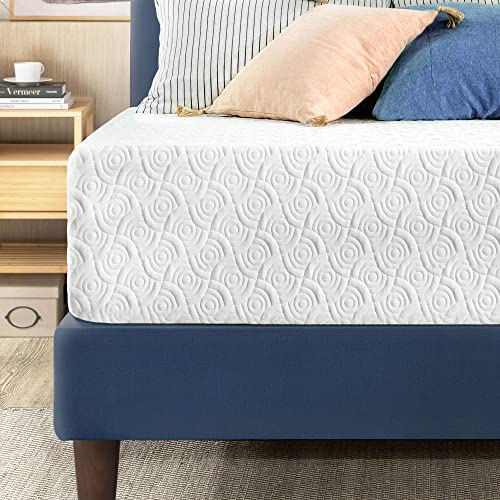 Best Price Mattress 13 Inch Signature Gel Memory Foam Mattress, Cooling Gel Infusion, King, White