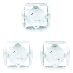 RDJ Bouns 211B 150W EX39 Base LED Garage Light Motion Sensor, White Garage Light 3000K,4000K,5000K, 4-Panel Foldable Screw-in Style, High Bay LED Shop Light, Garage Ceiling Light