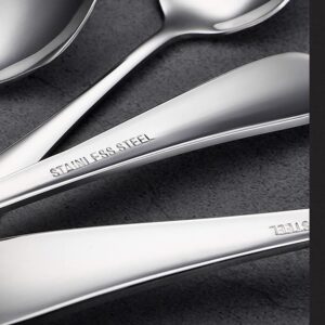 Spoons,Set of 30 Top Food Grade Stainless Steel Spoons Silverware, Dinner Tablespoons,Soup Spoons,Coffee Spoons, Slightly Big Tea Spoons, Flatware Spoons,6.69 Inches, Mirror Finish & Dishwasher Safe