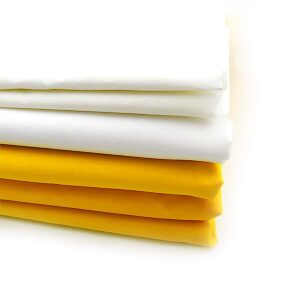 INTBUYING Silk Screen Mesh Screen Printing Mesh Fabric 200 Mesh (80T) Yellow 3 Yards Long 50 Inches Wide