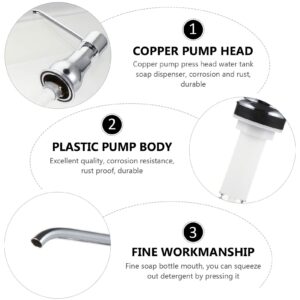 Soap Dispenser Hand Sink Dispenser Pump Lotion Dispenser Bathroom Dispenser Accessories Dispenser for Kitchen Sink Wash Basin Dispenser