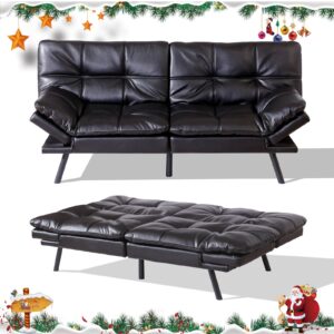 opoiar 267pu-bk sofabed, black-1