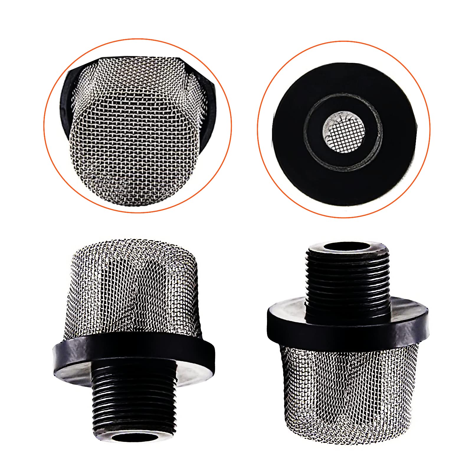 Replaces 288716 Airless Paint Sprayer 3/4-Inch Inlet Strainer Thread for Magnum X5/LTS15, X7/LTS17, ProX7/ProX17, ProX9/ProX19, ProX17/ProLTS 170, X19/ProLTS 190 Airless Paint Sprayers (2-Pack)