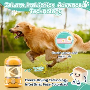 Probiotics for Dogs Digestive Health, Dog Probiotics and Digestive Enzymes, Prebiotics, Omega-3 & 6 and Vitamin for Dogs, 6 Billion CFUs for Gut Health and Immune Support, 120 Chews