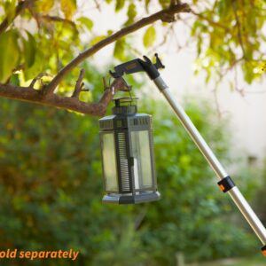 EXTEND-A-REACH Christmas Light Hanger Tool Attachment (Attachment Only) // Christmas Light Installation, String Lights, Birdfeeders // Twist-On Utility Hook Fits Standard Acme Threaded Pole