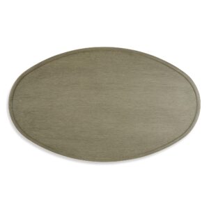 Signature Design by Ashley Swiss Valley Casual Outdoor Cocktail Table, Light Brown