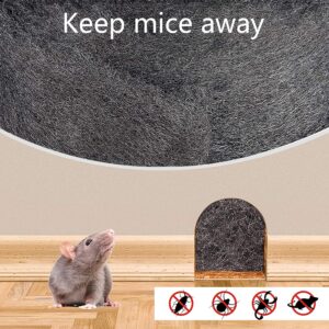 Steel Wool for Mice Control - |15FT (150G)| - Steel Wool 0000 Fill Fabric Fine Wire Wool to Keep Annoying Animals away from Holes Wall Cracks Vents