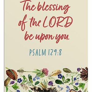 DaySpring - We Give Thanks - 4 Nature Design Assortment with Scripture - King James Version - 12 Thank You Boxed Cards & Envelopes (U0061)