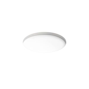 KOHLER K-29000-0 Caxton Undercounter Bathroom Sink, Round, White