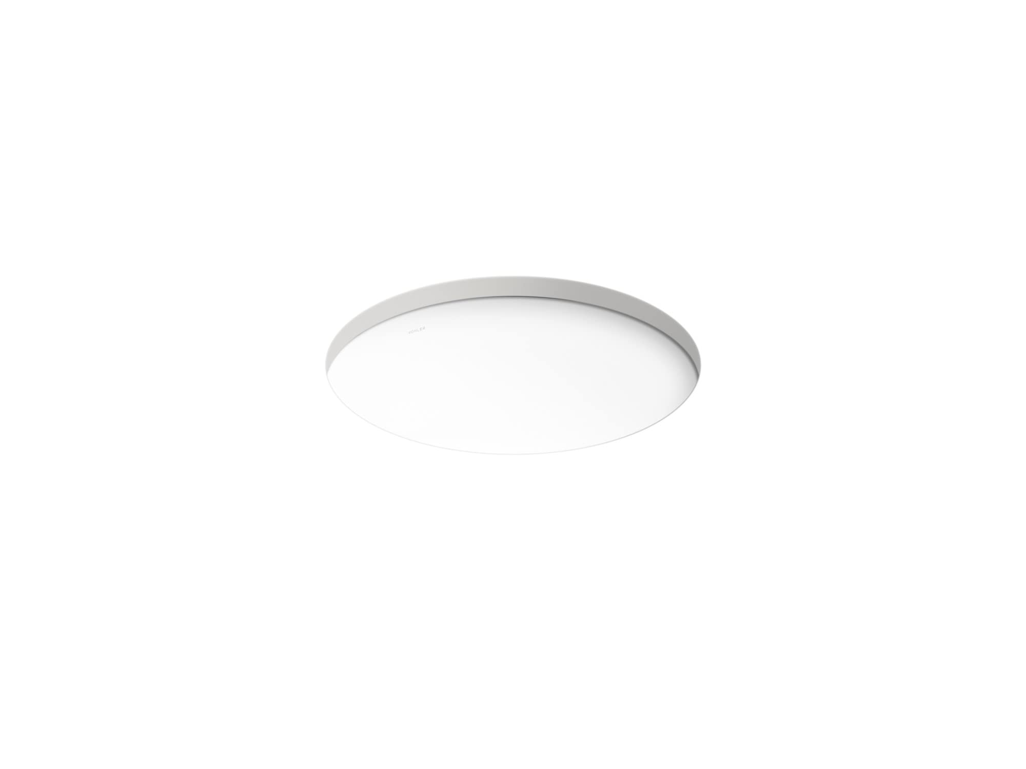 KOHLER K-29000-0 Caxton Undercounter Bathroom Sink, Round, White