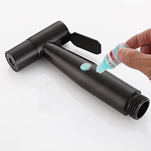 ONEMTB Toilet Bidet Spray Black Handheld Bidet Sprayer Black Bathroom Diaper Sprayer Toilet Shower Head Black Stainless Steel Sprayer Bathtub Bidet Clean