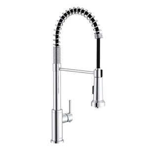 parma 1h pre-rinse pull-down kitchen faucet 1.75gpm chrome