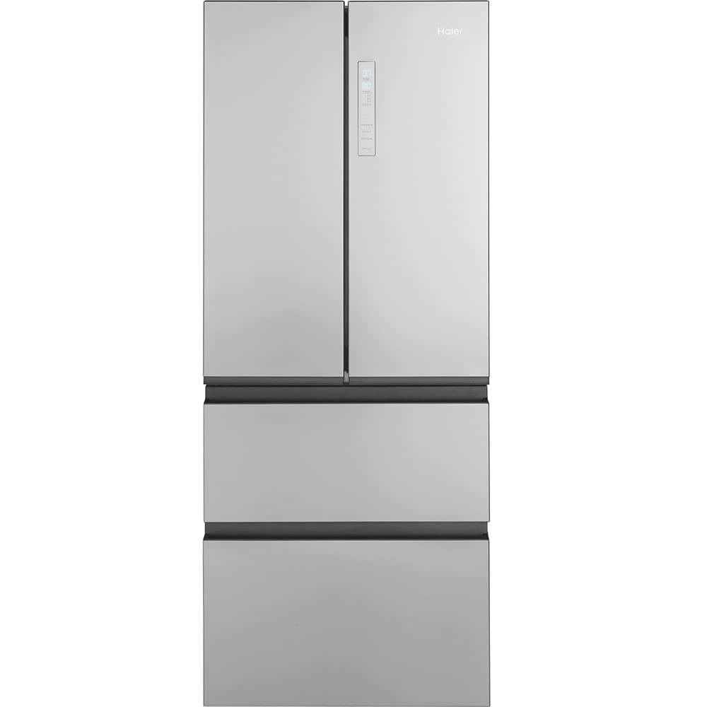 Haier 14.5 Cu. Ft. Fingerprint Resistant Stainless Steel 4 Door Refrigerator