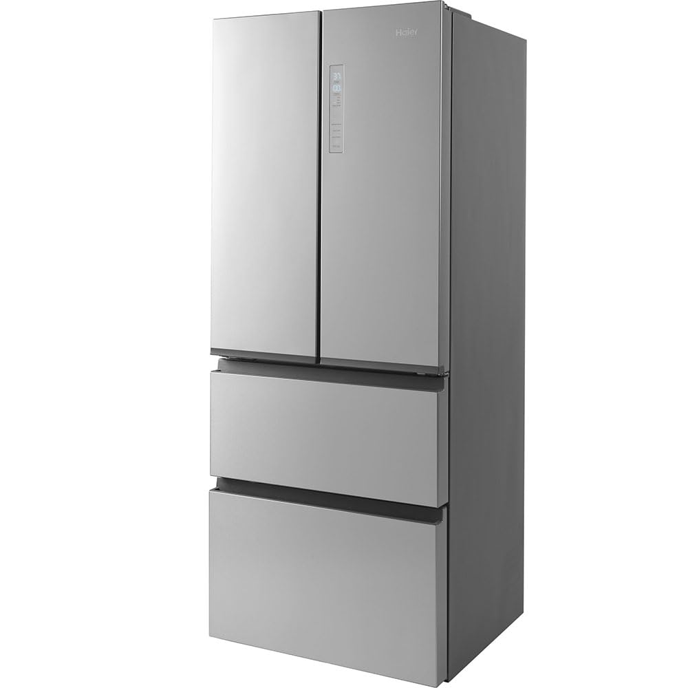 Haier 14.5 Cu. Ft. Fingerprint Resistant Stainless Steel 4 Door Refrigerator