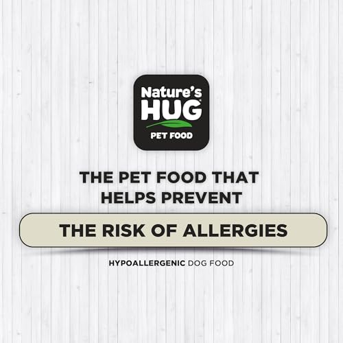 Nature's HUG Dry Dog Food, Senior-Toy & Small Breeds, 5 lb. Bag, Chicken Flavor Plant-Based Protein Vegetarian Kibble, Grain-Free, Allergen-Free, Complete Protein & Balanced Nutrition