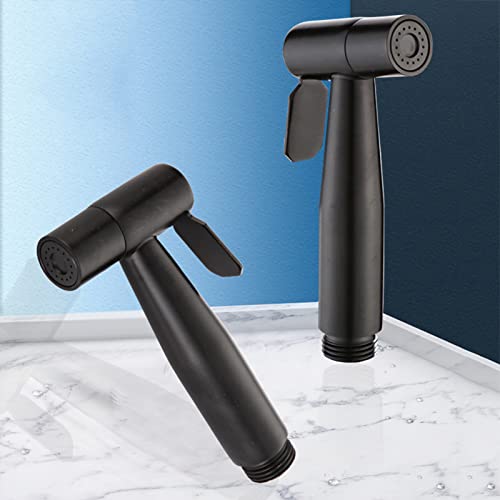 ONEMTB Toilet Bidet Spray Black Handheld Bidet Sprayer Black Bathroom Diaper Sprayer Toilet Shower Head Black Stainless Steel Sprayer Bathtub Bidet Clean