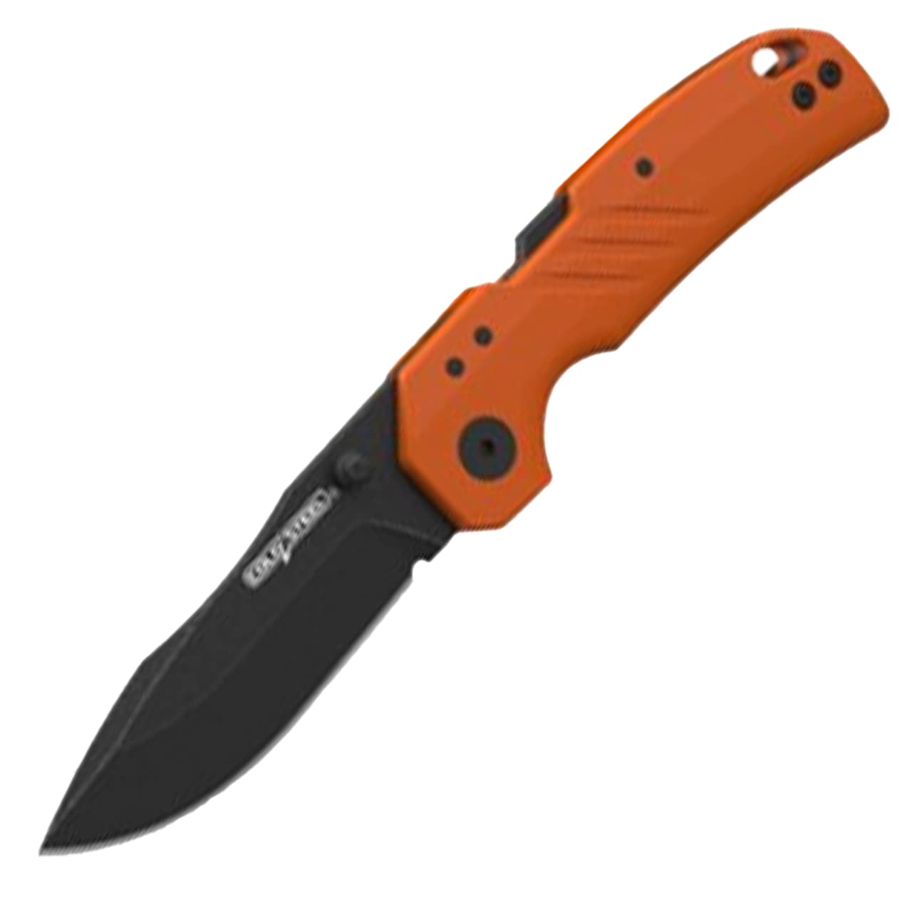 3" ENGAGE 4116SS / 3" CLIP POINT BLADE / 2.4MM THICK / 4116SS STEEL W/BLACK STONEWASH FINISH/BLAZE ORANGE GFN HANDLE/ATLAS™ LOCK