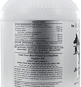 Nutri-Pet Research Silver for Dogs Hip and Joint Supplement for Dog 5LB with 10ct Pet Wipes