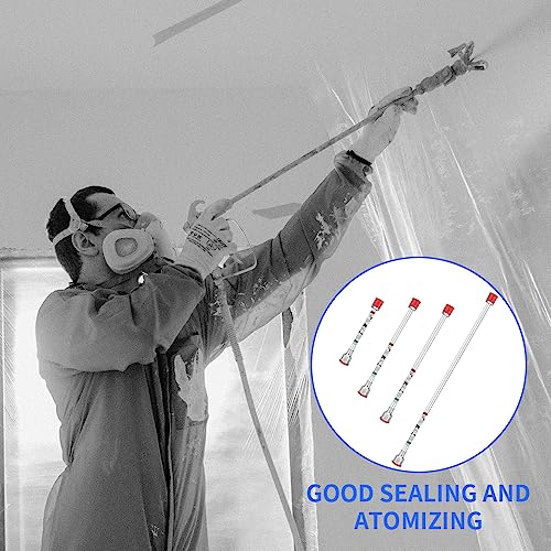 Airless SJG Universal Spray Extension Rod for Airless Spray Gun, Paint Sprayer Spray Gun Tip Extension Pole Rod 19.7inch,29.5inch（2 Pieces