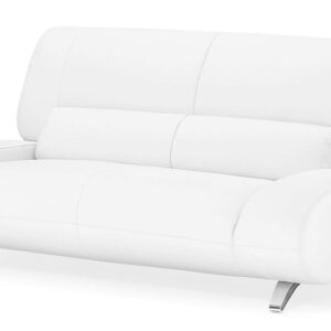 ZURI Modern Aspen Collection - Loveseat - White