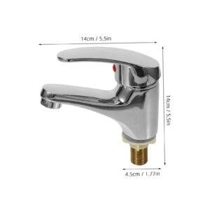 Artibetter 2pcs Waterfalls Kitchen Water Tap Bathtub Waterfall Faucet Waterfall Sink Faucet Single Wash Basin Taps Home Water Faucet Outside Water Faucet Copper Water Tap Container Without