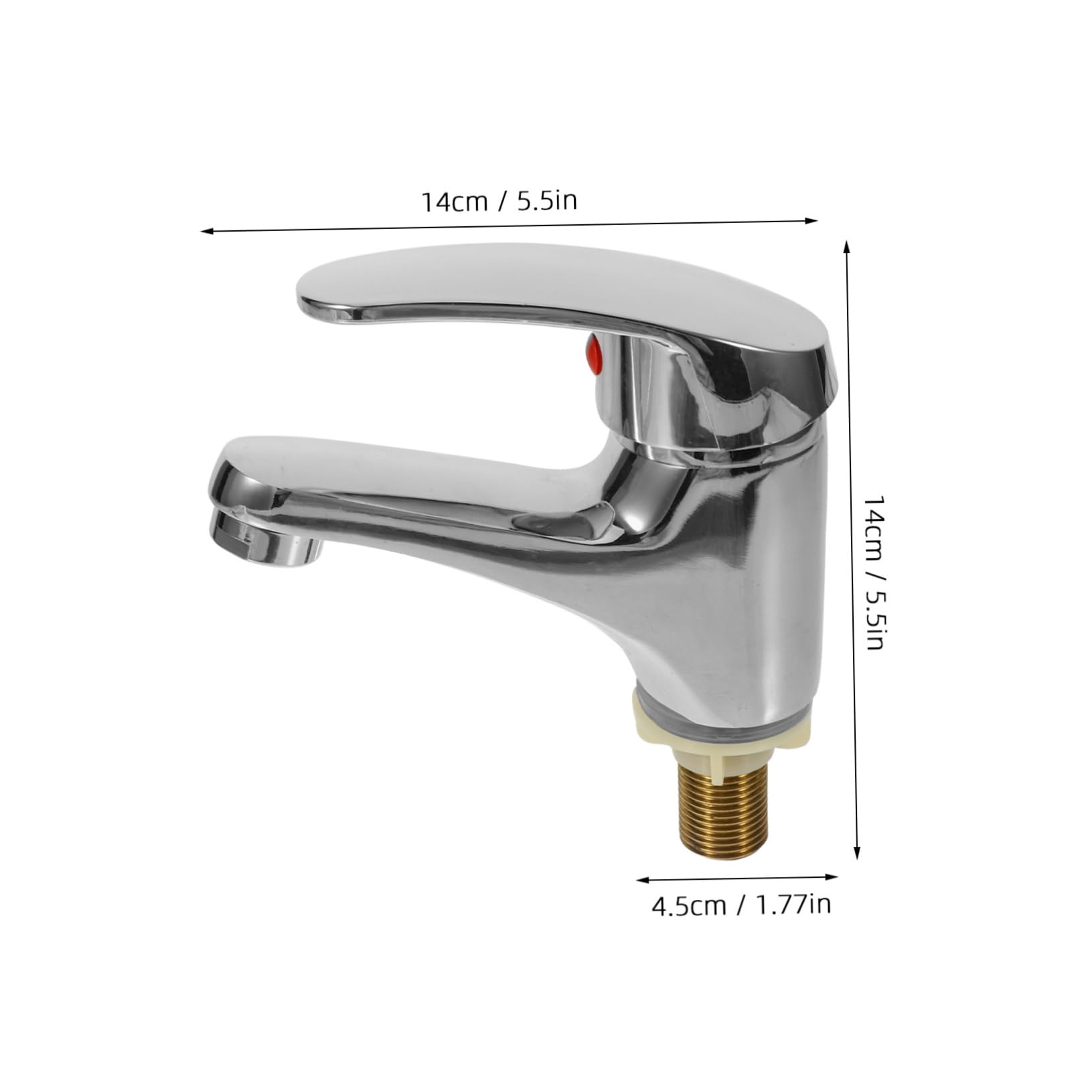 Artibetter 2pcs Waterfalls Kitchen Water Tap Bathtub Waterfall Faucet Waterfall Sink Faucet Single Wash Basin Taps Home Water Faucet Outside Water Faucet Copper Water Tap Container Without