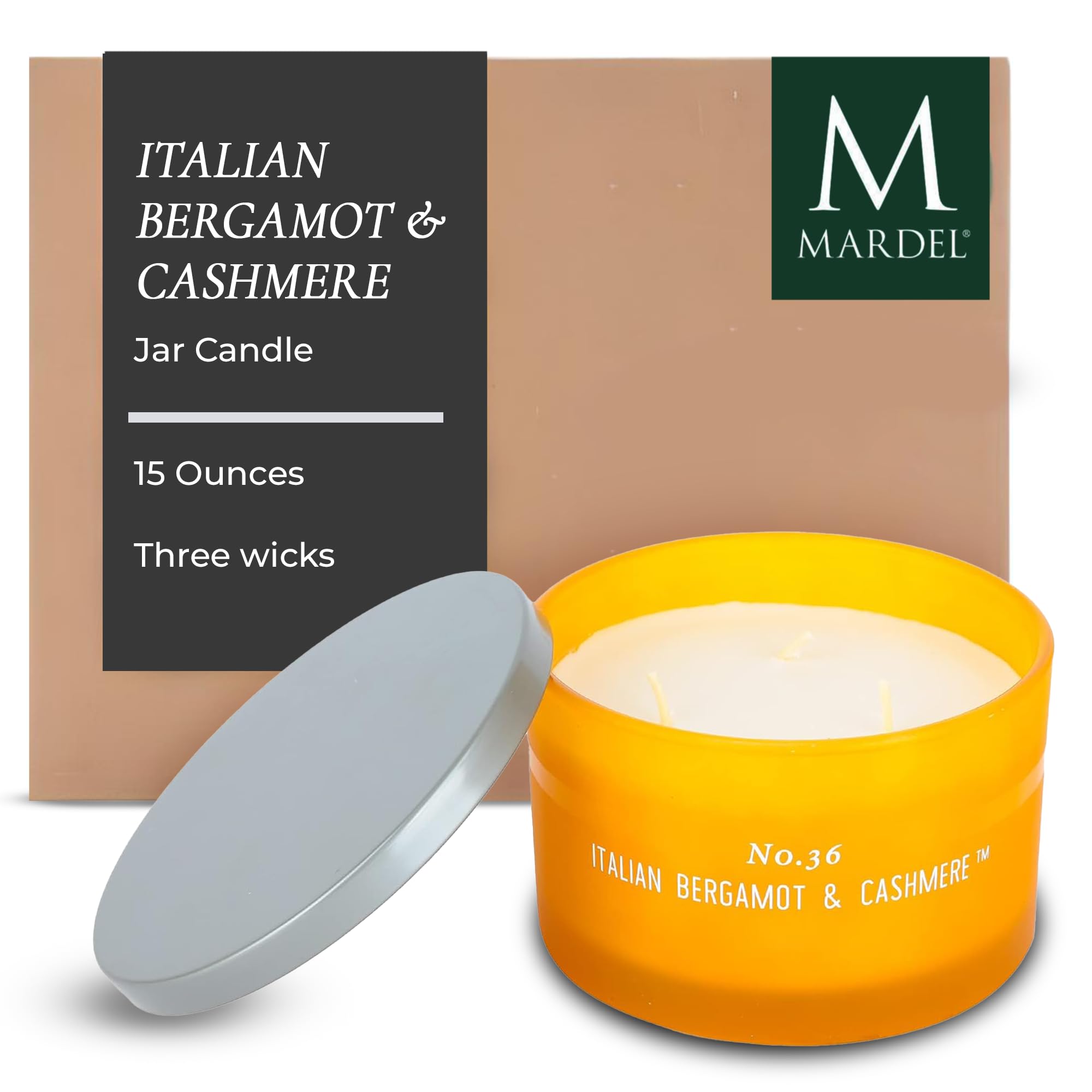 No. 36 Italian Bergamot & Cashmere Jar Candle, 15 Ounces