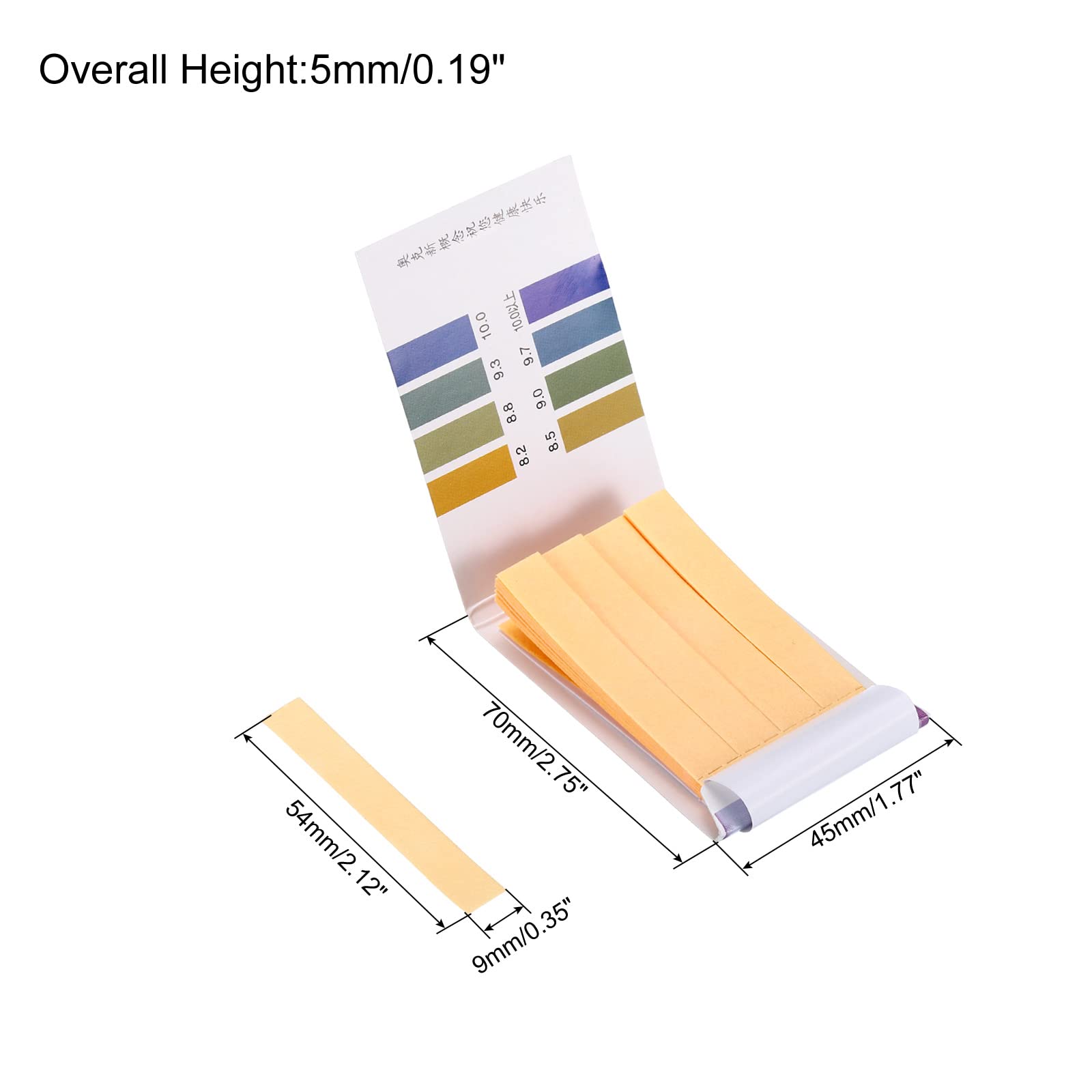 PATIKIL PH Test Strips 8.2-10, 2 Pack 160 Indicator Papers Litmus Tester for Water Food Soil Alkaline Acid Testing