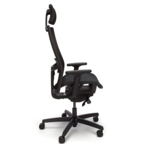 HON Ignition 2.0 Ergonomic Office Chair with Headrest - High Back Mesh Office Chair, Adjustable Lumbar Support, Armrests, Synchro-Tilt Recline - Home Office Desk Chair Comfortable for Long Hours