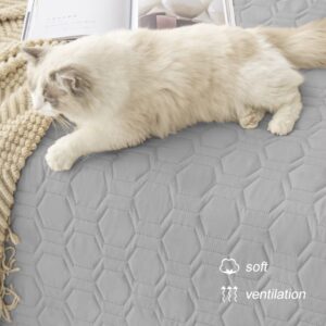 Tcksstex Waterproof and Anti-Slip Dog Bed Cover and Pet Blanket Sofa Pet Bed Mat ，car Incontinence Mattress Protectors Furniture Couch Cover for Most Cats Dogs, Pets