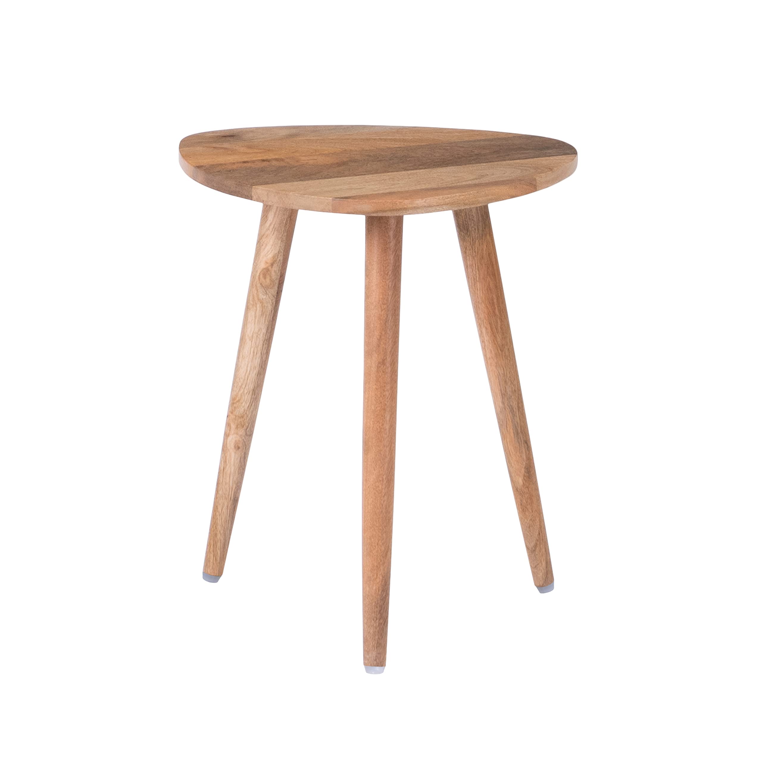 MH London Bond Wooden Triangle End Table - Exclusively Designed Modern Small Side Table. Hand Crafted - Wooden Side Table - Contemporary Design for Small End Tables for Bedroom and Living Room