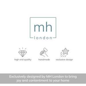 MH London Tri Pin Side Table I Handmade Natural Mango Wood, Naturally Moisture Resistant, Maintenance Free I 18" x 18" x 20" I Wandsworth, Black