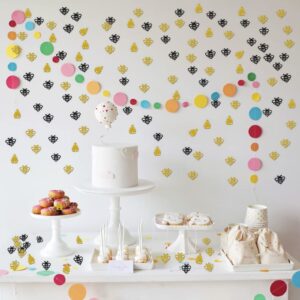 Ambishi 120pcs Bumble Bee Confetti, Bee Theme Birthday/Baby Shower/Wedding/Bridal Shower Party Decoration, Bumble Bee Paper Confetti Table Scatters Decoration