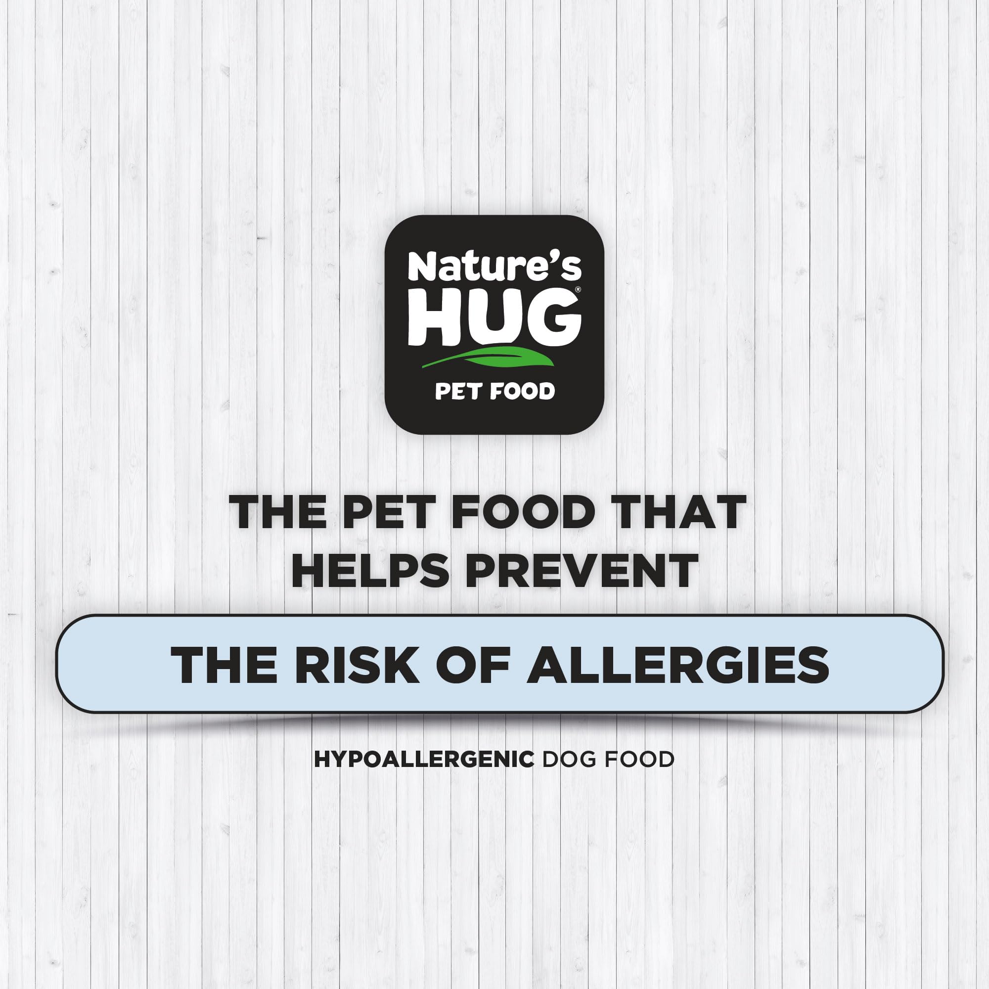 Nature's HUG Dry Dog Food, Puppy-Medium & Large Breeds, 20 lb. Bag, Chicken Flavor Plant-Based Protein Vegetarian Kibble, Grain-Free, Allergen-Free, Complete Protein & Balanced Nutrition