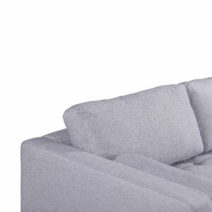 TOV Furniture Cave Gray Tweed Loveseat