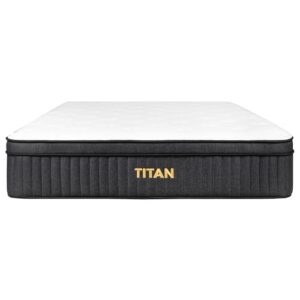 Brooklyn Bedding Titan 13" Hybrid Luxe Mattress for Plus Size Sleepers with Cooling Cover, Twin XL