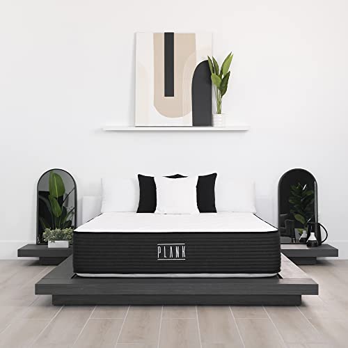 Brooklyn Bedding Plank Firm Luxe Twin Mattress |Two-Sided TitanFlex Firm/Ultra Firm Technology |Cooling Top |10 Year Warranty