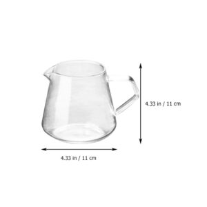 Homoyoyo Coffee 1pc Handle Replacement Mug Iced Serving/Teapot Beverage Storing Home Cups Tea Jug Jar and Ice Steeper Pour Hotel Lid Server Manual Espresso Machine Espresso Machine Espresso Machine