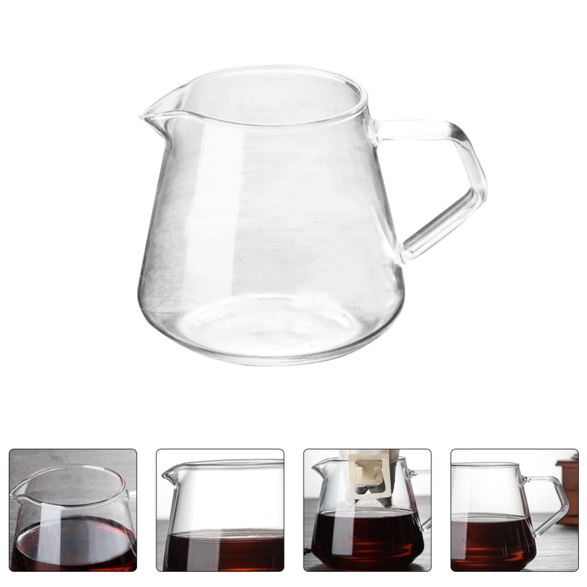 Homoyoyo Coffee 1pc Handle Replacement Mug Iced Serving/Teapot Beverage Storing Home Cups Tea Jug Jar and Ice Steeper Pour Hotel Lid Server Manual Espresso Machine Espresso Machine Espresso Machine