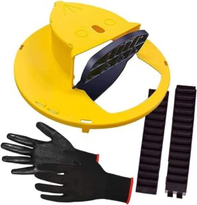 mouse trap - auto reset - bucket lid mouse trap - rat trap - reusable trap door style - multi catch mice control traps - bucket lid mouse (item package quantity:1)