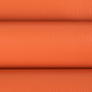 Osunnus Faux Leather Upholstery Fabric by The Yard Vinyl Fabric 55" Wide Outdoor PU Leather Sheets for Home Decor DIY Crafts Chair Furniture Car Marine Upholstery, 1 Yard Orange