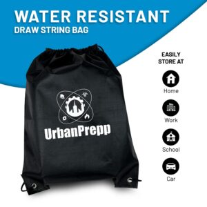 UrbanPrepp 72 Hour Survival Box - 1 Person Emergency Food, Water, Thermal Blanket, Emergency Rations for Floods, Blackout, Earthquake, Car, Work, School (UrbanPrepp Essential 72 Hour Survival Box)